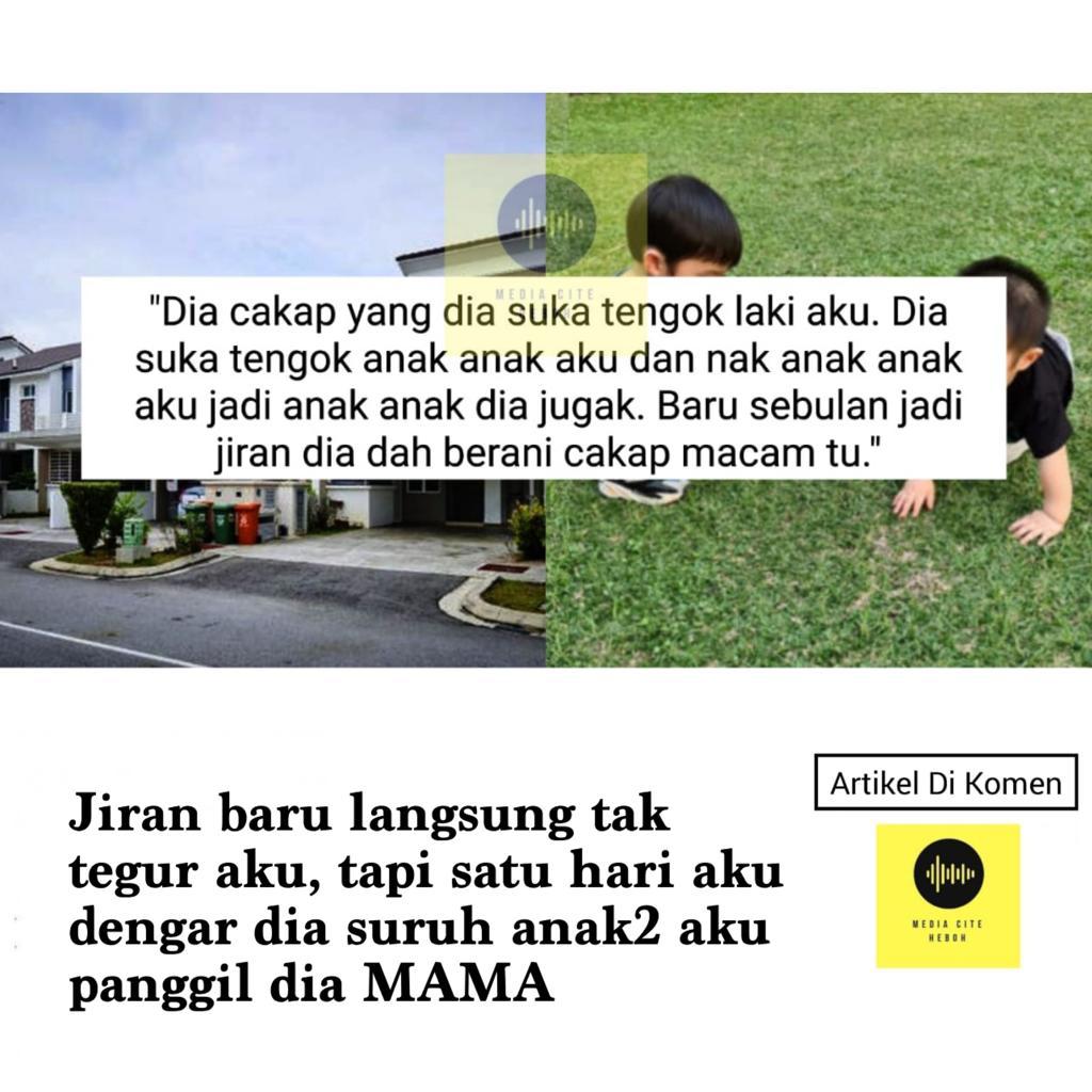 Jiran Baru Langsung Tak Tegur Aku Tapi Satu Hari Aku Dengar Dia Suruh