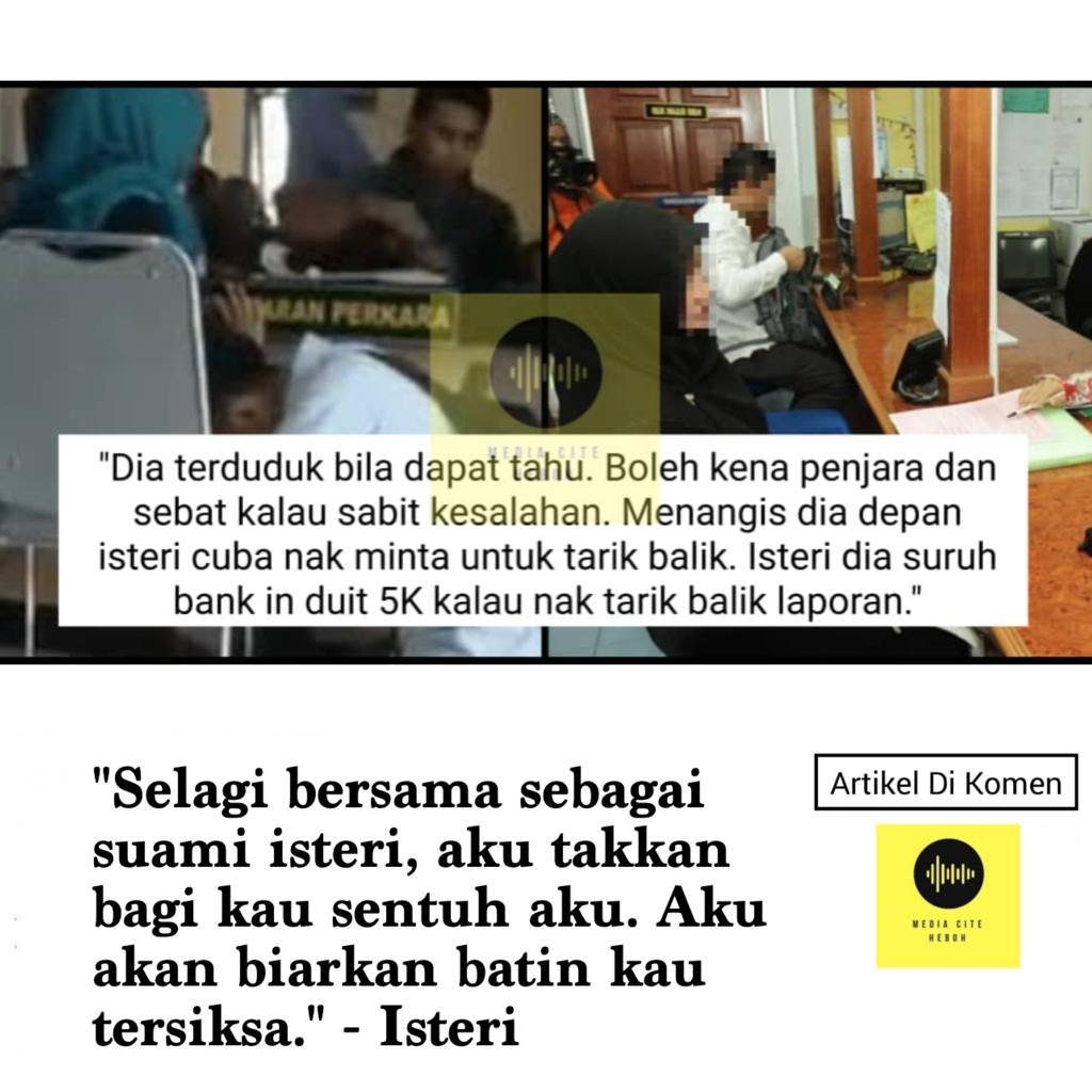 "Selagi Bersama Sebagai Suami Isteri, Aku Takkan Bagi Kau Sentuh Aku ...