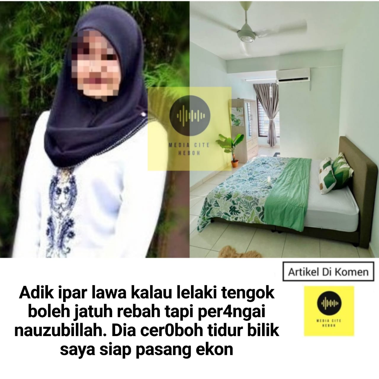 Adik Ipar Lawa Kalau Lelaki Tengok Boleh Jatuh Rebah Tapi Per4ngai Nauzubillah Dia Cer0boh