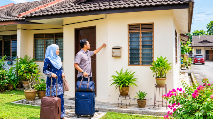 menumpang rumah orang